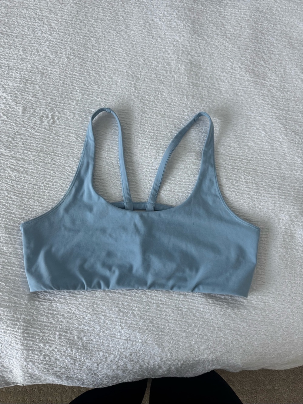 Vuori Light Blue Sports bra